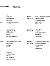 Menuplan folgende Woche Menuplan folgende Woche